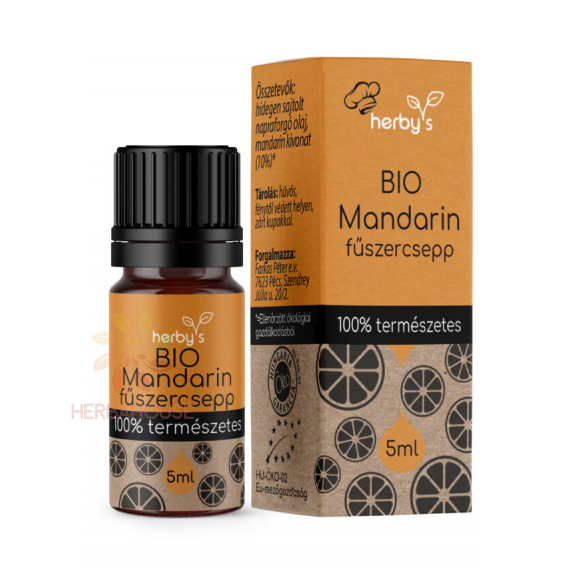 Obrázok pre Herbys Bio Mandarínka 100% prírodný esenciálny olej (5ml)
