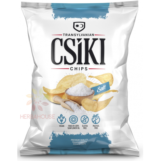 Obrázok pre Csíki Chips Bezlepkové zemiakové chipsy s praidskou soľou (60g)