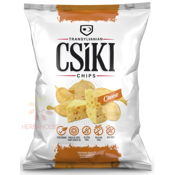 Obrázok pre Csíki Chips Bezlepkové zemiakové chipsy so syrovou príchuťou (60g)