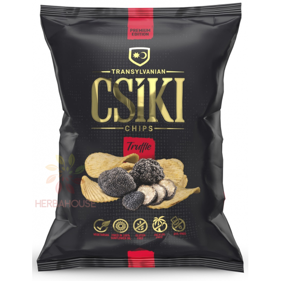Obrázok pre Csíki Chips Bezlepkové zemiakové chipsy s príchuťou hľuzoviek (60g)