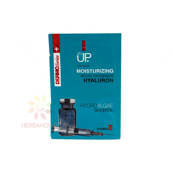 Obrázok pre Skin Up Hydratačná a kyslíková maska ​​na pleť s kyselinou hyalurónovou a zelenými riasami (10ml)