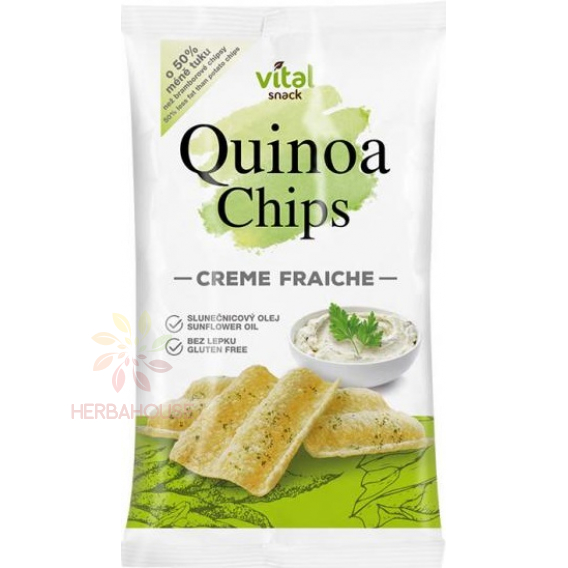 Obrázok pre Golden Snack Quinoa chipsy s príchuťou kyslej smotany (60g)