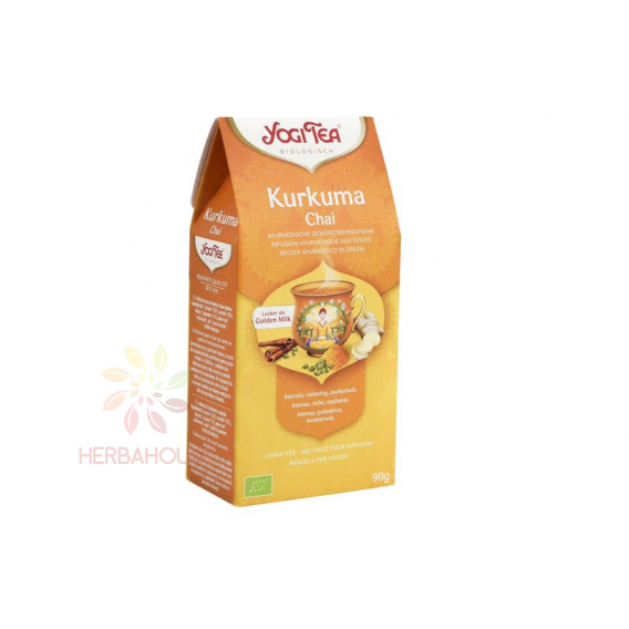 Obrázok pre Yogi Tea® Bio Ajurvédsky sypaný čaj s kurkumou (90g)