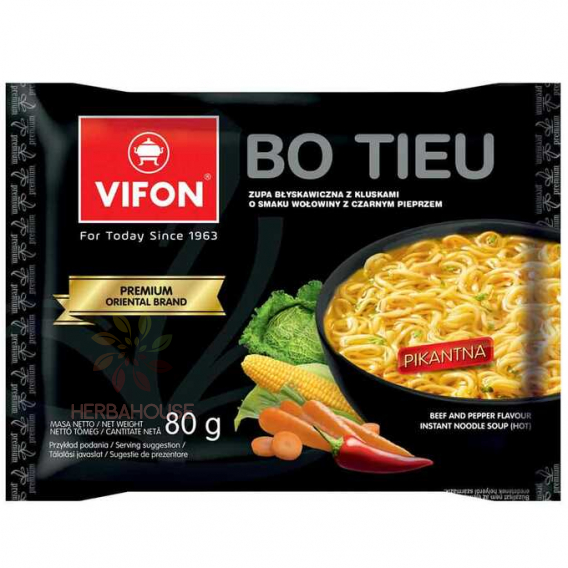 Obrázok pre Vifon Bo Tieu Sečuánska instantná rezancová polievka pikantná (80g)