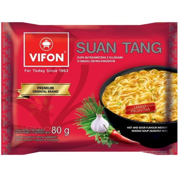 Obrázok pre Vifon Suang Tang instantná rezancová polievka jemne pikantná (80g)