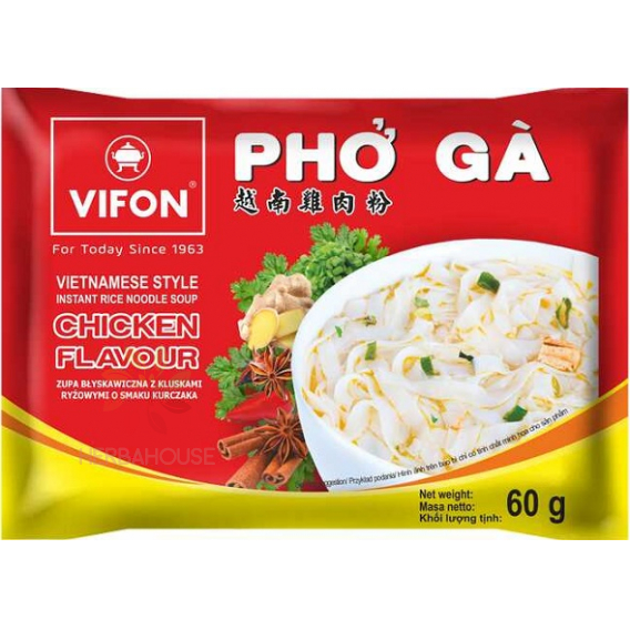Obrázok pre Vifon Pho Gá Instantná kuracia polievka s ryžovými rezancami (60g)