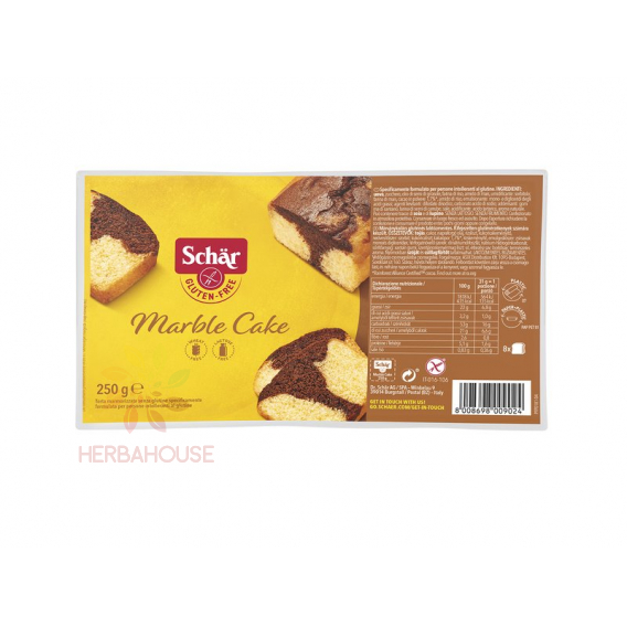 Obrázok pre Schär Bezlepkový mramorový koláč čokoládovo-vanilkový (250g)