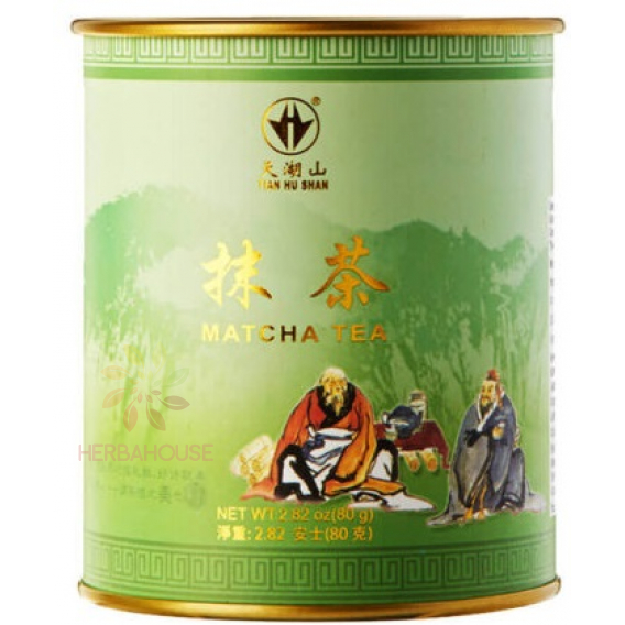 Obrázok pre Tian Hu Shan Matcha zelený čaj mletý, práškový (80g)