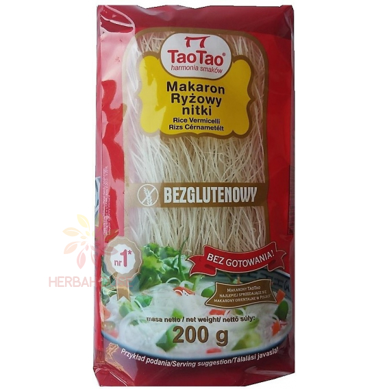Obrázok pre TaoTao Bezlepkové ryžové cestoviny - niťovky (200g)
