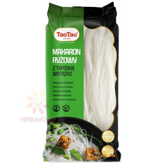 Obrázok pre TaoTao Bezlepkové tapiokové ryžové cestoviny - široké rezance (200g)