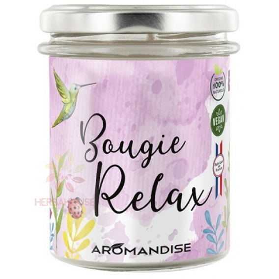 Obrázok pre Aromandise Bougie Relax Aromatická sviečka (1ks)