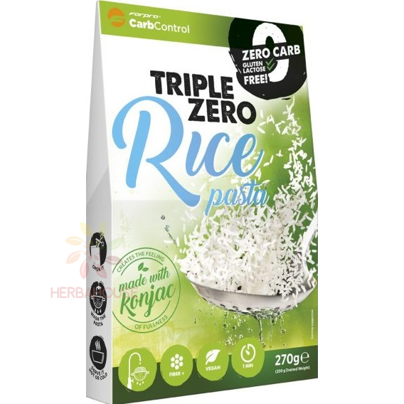 Obrázok pre Forpro Triple Zero Rice Pasta Konjac cestoviny (270g)
