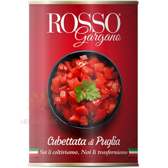 Obrázok pre Rosso Gargano Lúpané paradajky krájané v paradajkovej šťave (400g)