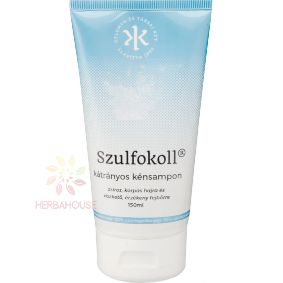 Obrázok pre Szulfokoll Sírny šampón s dechtom na mastné vlasy s lupinami a svrbivú citlivú pokožku hlavy (150ml)