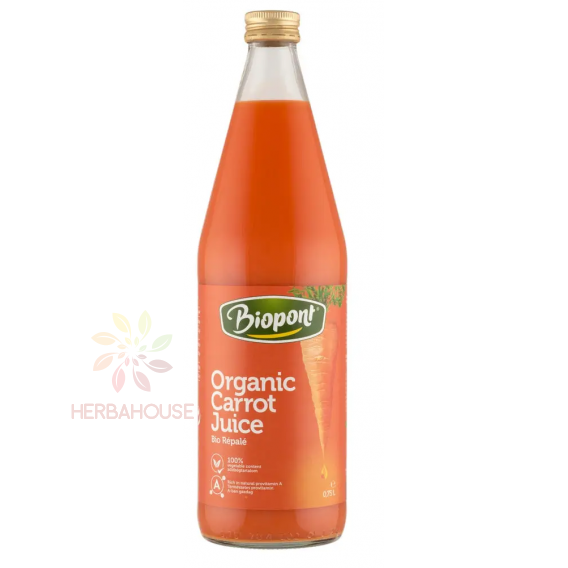Obrázok pre Biopont Bio laktofermentovaná mrkvová šťava (750ml) 
