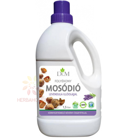 Obrázok pre Dr. M Prací gél z mydlových orechov s levanduľovým esenciálnym olejom (1500ml)