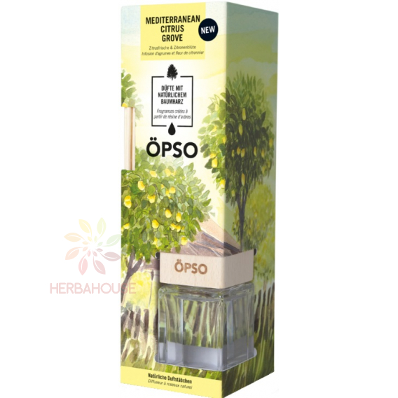 Obrázok pre BlueSun Öpso Mediterranean Citrus Grove Vonný difuzér s tyčinkami (50ml) 