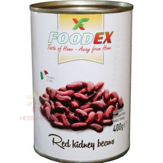 Obrázok pre Foodex Červená fazuľa v slanom náleve (400g)