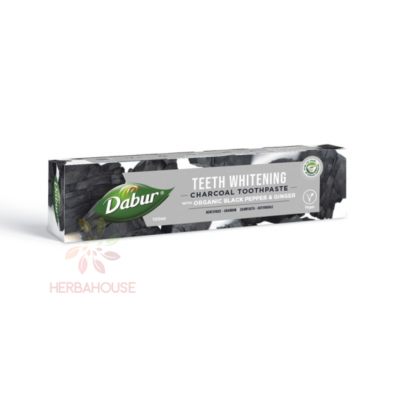 Obrázok pre Dabur Herbal zubná pasta s aktívnym uhlím (100ml)
