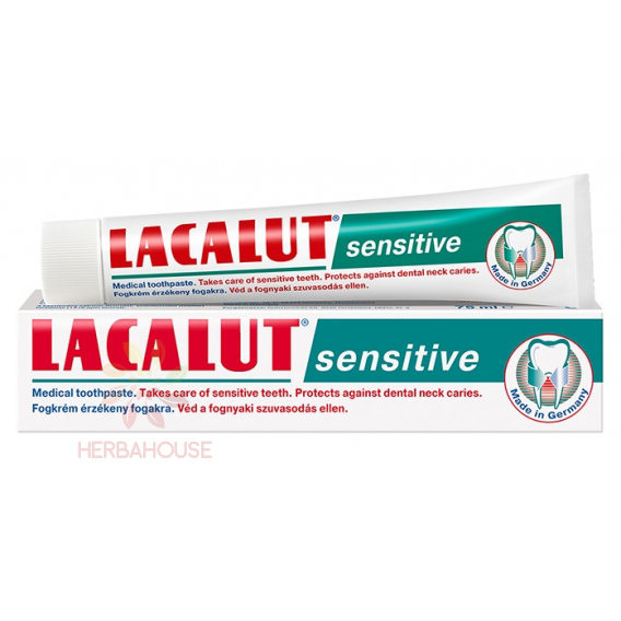 Obrázok pre Lacalut Sensitive zubná pasta pre citlivé zuby (75ml)