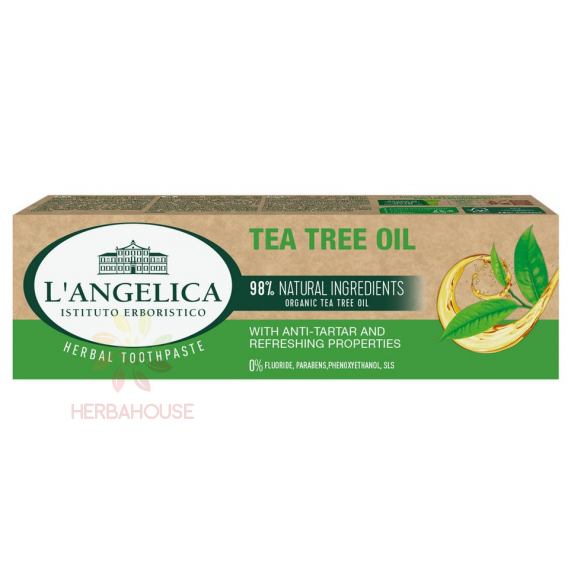 Obrázok pre L´Angelica Bio zubná pasta s Tea Tree olejom (75ml)