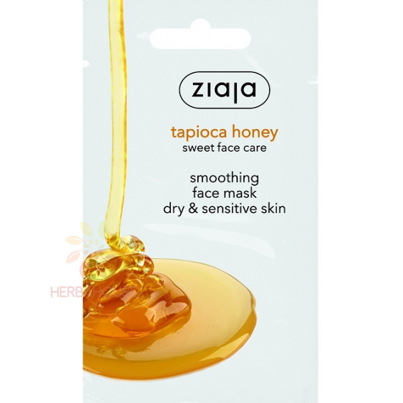 Obrázok pre Ziaja Tapiokovo-medová vyhladzujúca pleťová maska pre suchú a vyživenú pleť (7ml)