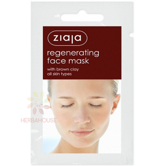 Obrázok pre Ziaja Regeneračná pleťová maska s hnedým ílom (7ml)