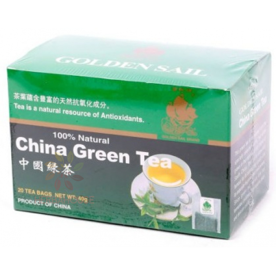 Obrázok pre Golden Sail Čínsky zelený čaj porciovaný (20ks)