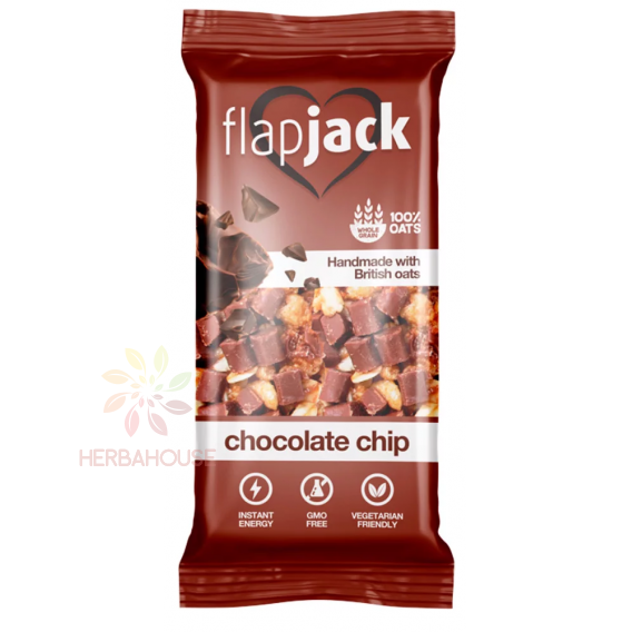 Obrázok pre FlapJack Ovsená tyčinka s čokoládovými kúskami (100g)