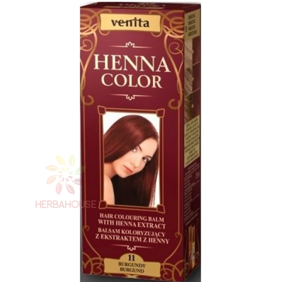 Obrázok pre Venita Henna Color prírodná farba na vlasy 11 - burgundská červená (75ml)