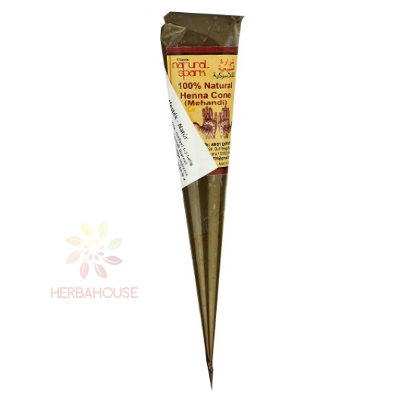 Obrázok pre Classic Henna Klasická prírodná telová farba henna lievik - hnedá farba (25g)