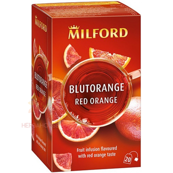 Obrázok pre Milford Ovocný čaj príchuťou červeného pomaranča (20ks)