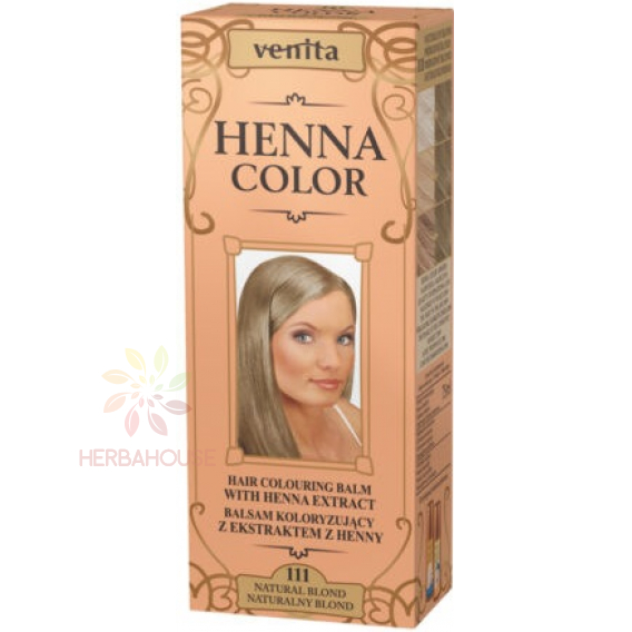 Obrázok pre Venita Henna Color prírodná farba na vlasy 111 - prirodzená blond (75ml)