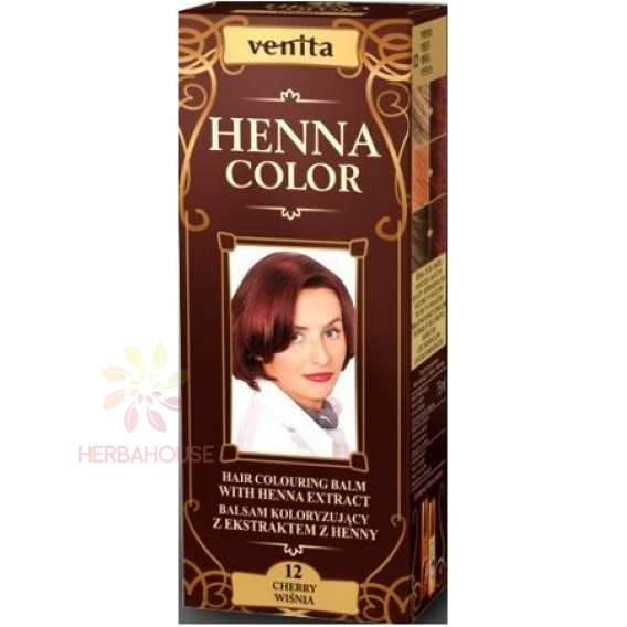 Obrázok pre Venita Henna Color prírodná farba na vlasy 12 - višňa (75ml)