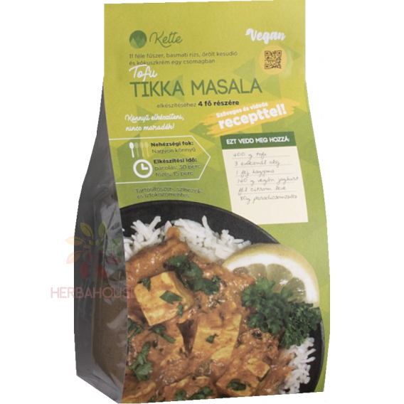 Obrázok pre Kette Vegánska Tofu Tikka Masala s ryžou basmati (495g)