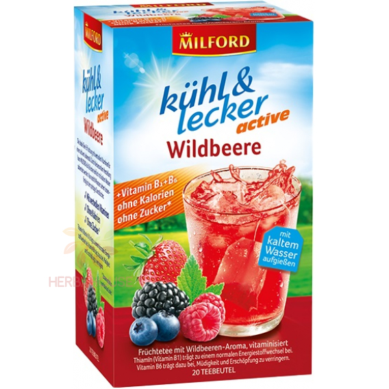 Obrázok pre Milford Ľadový Ovocný čaj lesné plody (20ks)