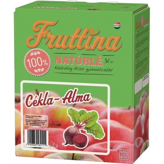 Obrázok pre Fruttina 100% Ovocná šťava jablko, cvikla (3000ml)
