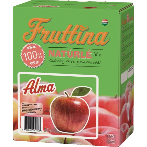 Obrázok pre Fruttina 100% Ovocná šťava jablko (3000ml)
