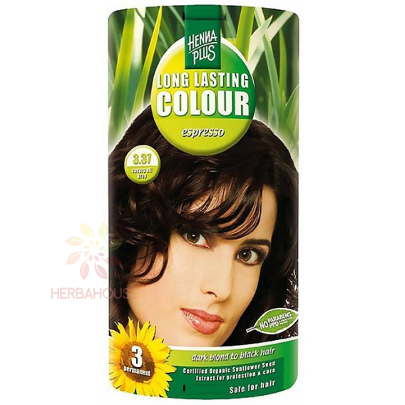 Obrázok pre Hennaplus Prírodná farba na vlasy 3 - espresso (100ml)