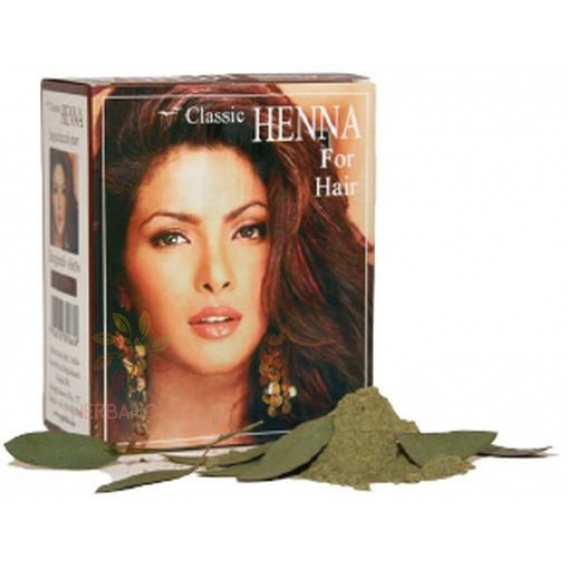 Obrázok pre Classic Henna farba na vlasy v prášku - zlatohnedá (100g)