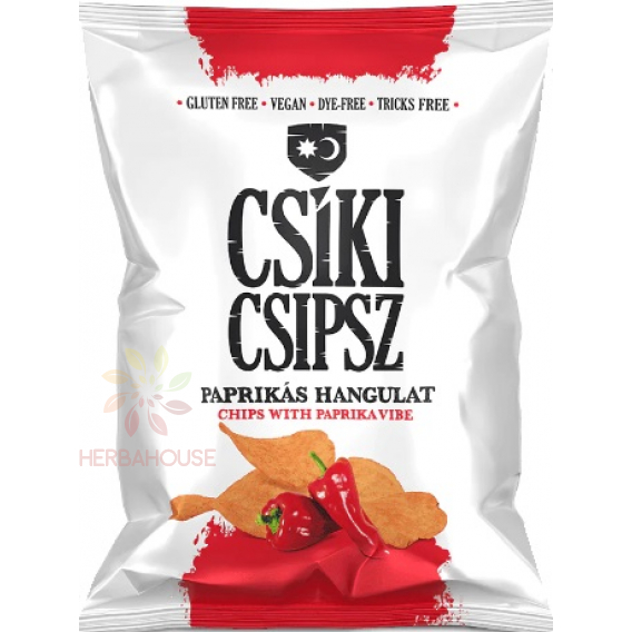 Obrázok pre Csíki Chips Bezlepkové zemiakové chipsy s paprikovou príchuťou (50g)