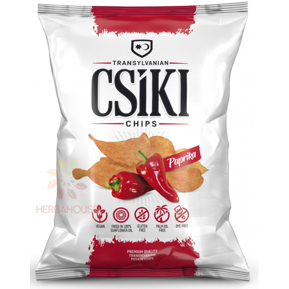 Obrázok pre Csíki Chips Bezlepkové zemiakové chipsy s paprikovou príchuťou (60g)