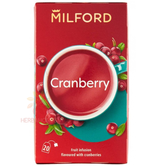 Obrázok pre Milford Ovocný čaj s brusnicovou príchuťou (20ks)