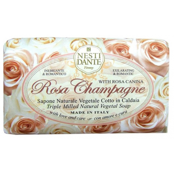 Obrázok pre Nesti Dante Rosa Champagne mydlo ruža a šampanské (150g)