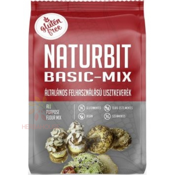 Obrázok pre Naturbit Basic Mix Bezlepková múčna zmes na pečenie (750g)
