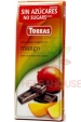 Obrázok pre Torras Bezlepková horká čokoláda s mangom bez pridaného cukru (75g)