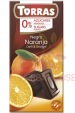 Obrázok pre Torras Bezlepková horká čokoláda s pomarančom bez pridaného cukru (75g)