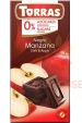Obrázok pre Torras Bezlepková horká čokoláda s jablkom bez pridaného cukru so sladidlom (75g)