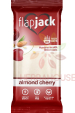 Obrázok pre FlapJack Ovsená tyčinka s mandľami a kandizovanými čerešňami v bielej poleve (100g)